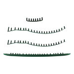 Accesorios para raquetas Yonex Yonex Percept 100D Olive Green Juego de cintas con ojales 