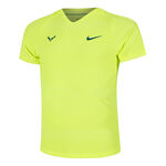 Ropa Nike Nike Rafa Court Dri-Fit Advantage Camiseta de manga corta Hombres - amarillo neón, 