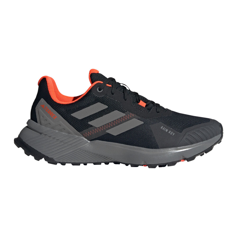 adidas Terrex Soulstride RainReady Zapatilla Trail Hombres-Negro,Gris