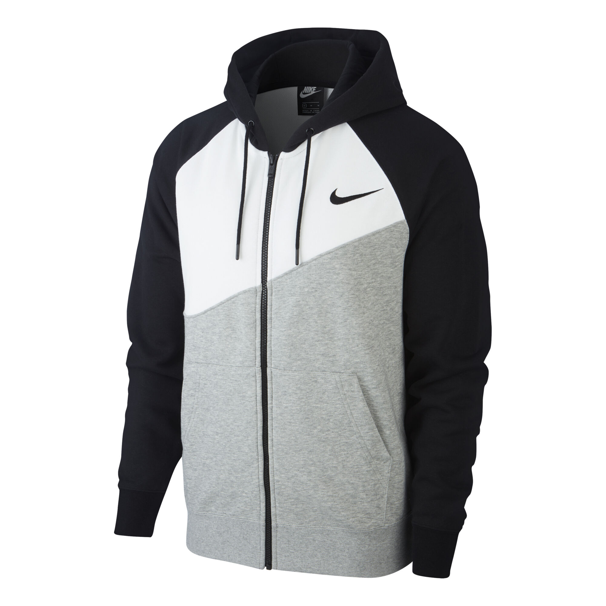 Sportswear Swoosh Full Zip Con Cremallera - Gris Claro, Negro compra online | Tennis-Point