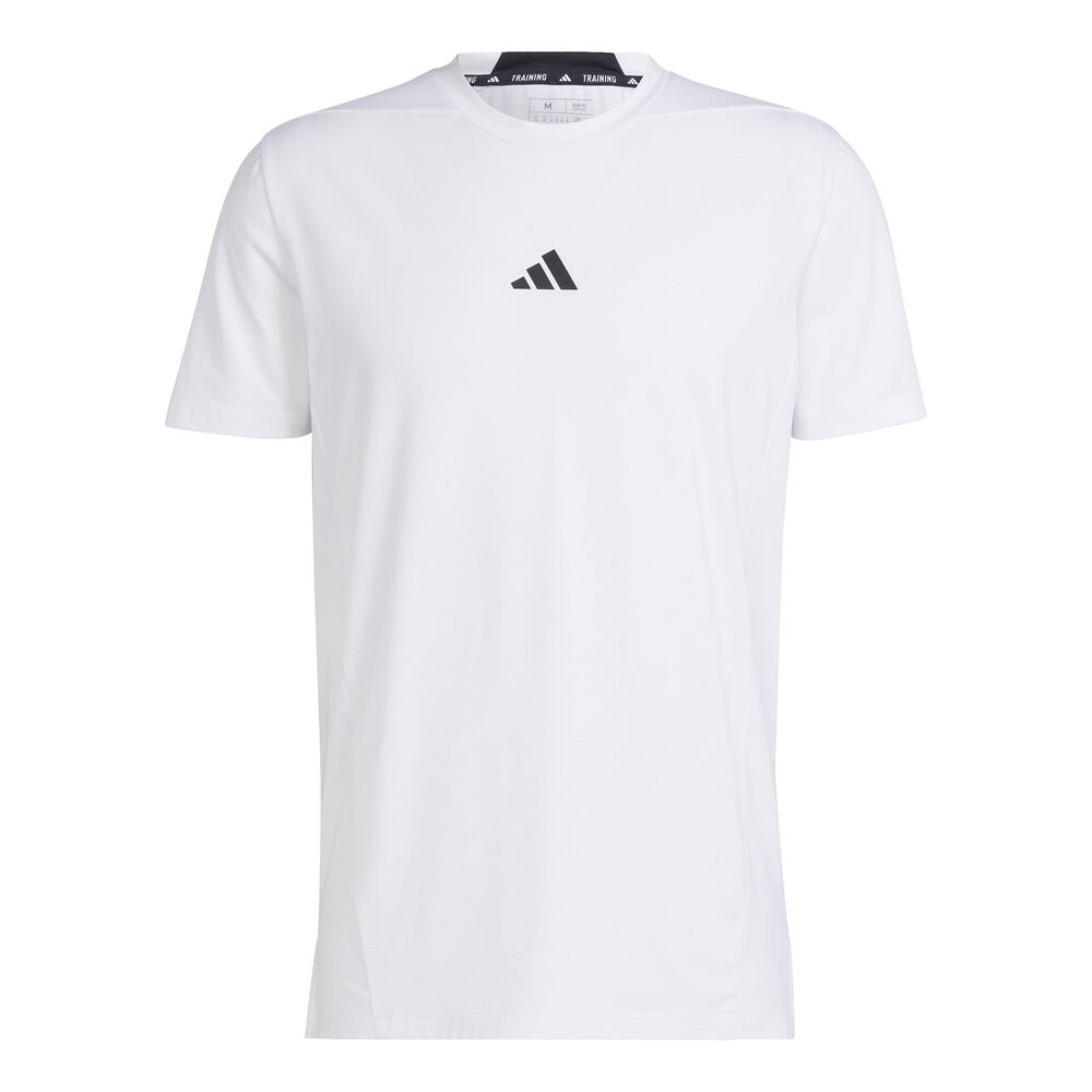 adidas D4T Camiseta De Manga Corta Hombres-Blanco