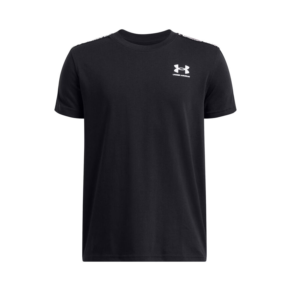 Under Armour Sportstyle Taped Camiseta De Manga Corta Chicos - Negro