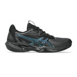 Zapatillas de tenis ASICS ASICS Solution Speed FF 3 Night Energy Zapatilla Tierra Batida Mujeres-Negro,Azul