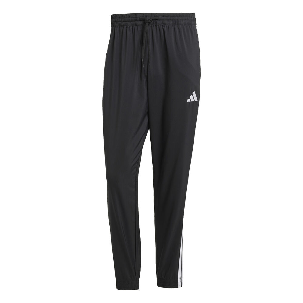 adidas Essentials 3 Stripes Woven Pantalón De Entrenamiento Hombres-Negro