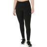 Road Winter High Waist Mallas Para Correr Mujeres-Negro