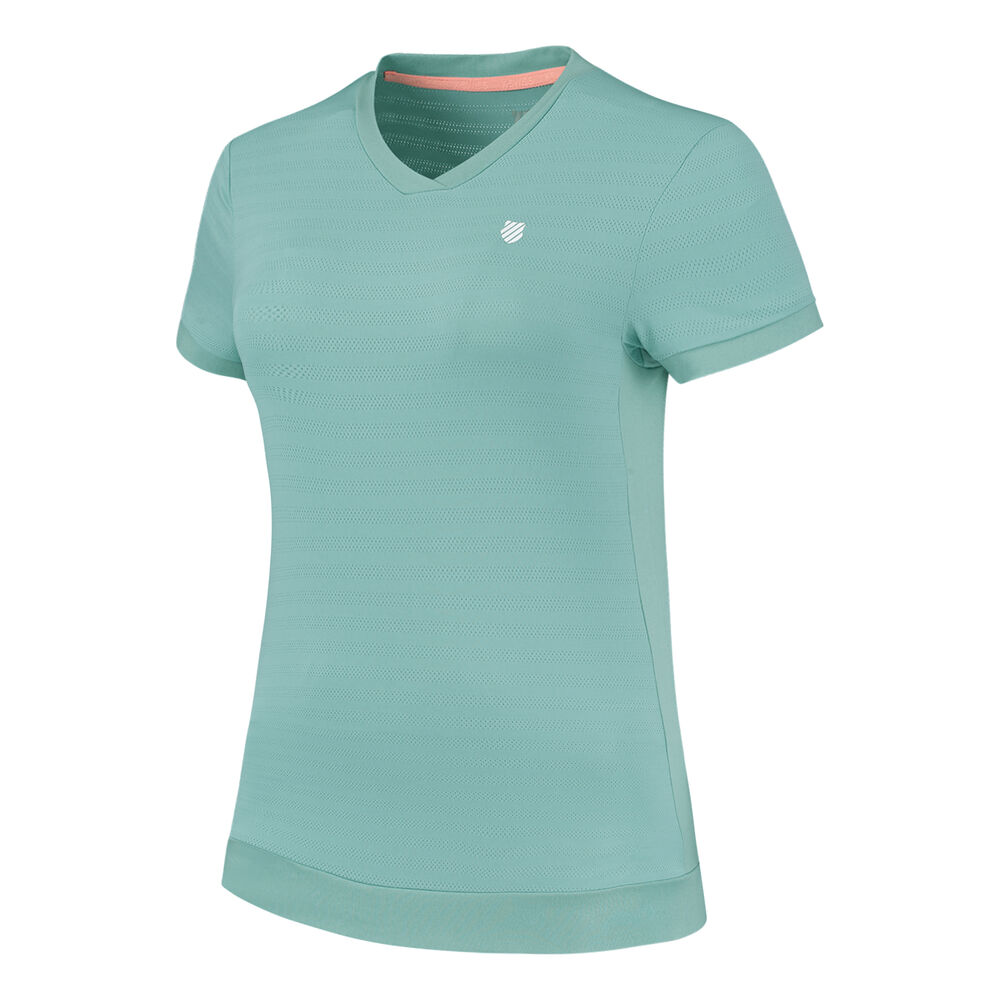 K-Swiss Hypercourt V-Neck Top Camiseta De Tirantes Mujeres - Color Petróleo