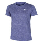 Ropa Under Armour Under Armour Tech Twist Camiseta de manga corta Mujeres - azul-gris, plateado