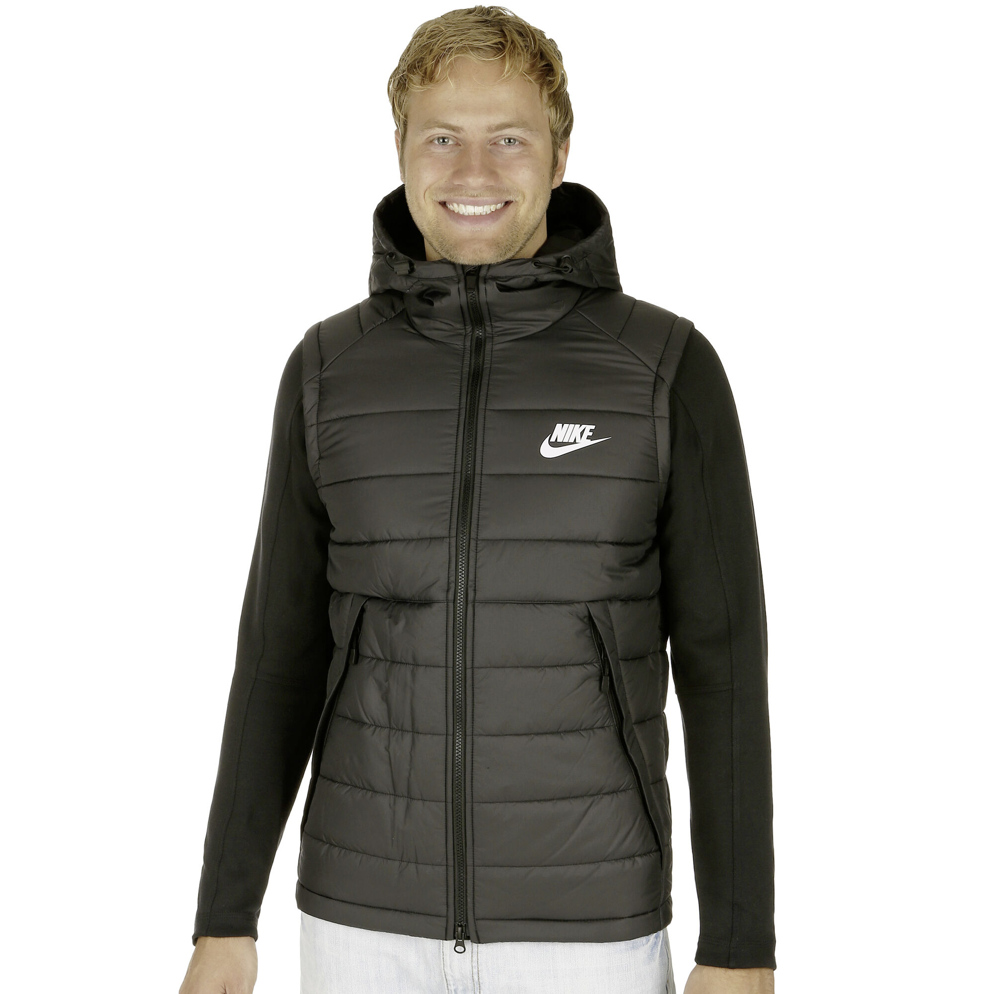 Advance 15 Chaqueta Entrenamiento Hombres - Negro, Blanco compra online | Tennis-Point