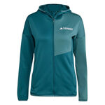 Ropa adidas adidas Terrex XPR Light Fleece Chaqueta Para Correr Mujeres-Color Petr&oacute;leo
