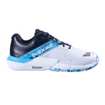 Zapatillas de p&aacute;del Babolat Babolat Movea 2 Zapatilla De P&aacute;del Hombres-Blanco,Azul Claro