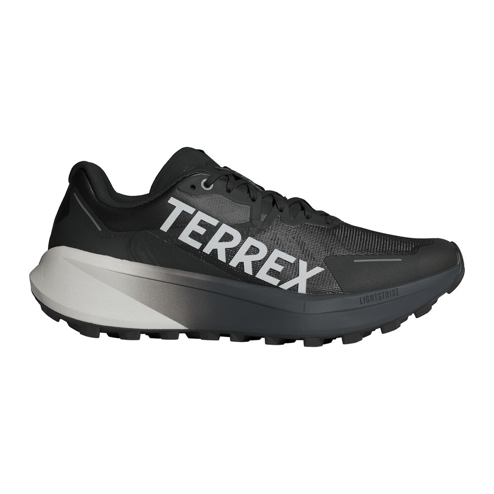 adidas Terrex Agravic 3 Zapatilla Trail Hombres-Negro,Gris