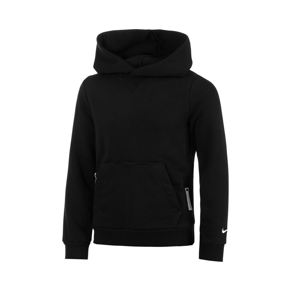 Nike Dri-Fit Fleece PO Sudadera Con Capucha Niños-Negro