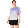 Road Fade Camiseta de running Mujeres-azul