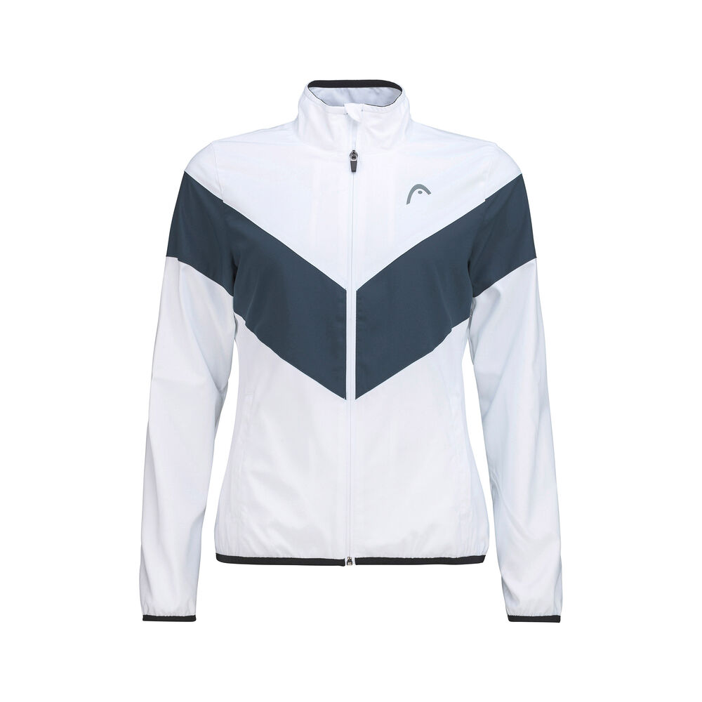 HEAD Club 22 Chaqueta de entrenamiento Chicas - blanco, azul oscuro