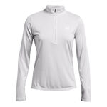 Ropa Under Armour Under Armour Tech Half-Zip Twist Camiseta De Manga Larga Mujeres-Gris