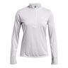 Tech Half-Zip Twist Camiseta De Manga Larga Mujeres-Gris