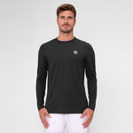 Ropa BIDI BADU BIDI BADU Crew Roundneck Camiseta De Manga Larga Hombres-Negro