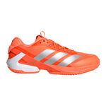 Zapatillas de tenis adidas adidas adizero Ubersonic 5 Zapatilla tierra batida Hombres-naranja, plateado