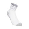 Performance Run Quarter Calcetines para correr Unisex-blanco, lila