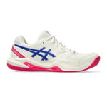 Zapatillas de tenis ASICS ASICS Gel-Dedicate 8 Zapatilla Para Pista Cubierta Mujeres-Crema,Azul Oscuro