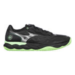 Zapatillas de p&aacute;del Mizuno Mizuno WAVE ENFORCE COURT PADEL Zapatilla de p&aacute;del Hombres-negro, verde ne&oacute;n