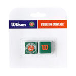 Accesorios para raquetas Wilson Wilson Roland Garros 2025 Antivibradores Pack De 2-Verde,Rojo
