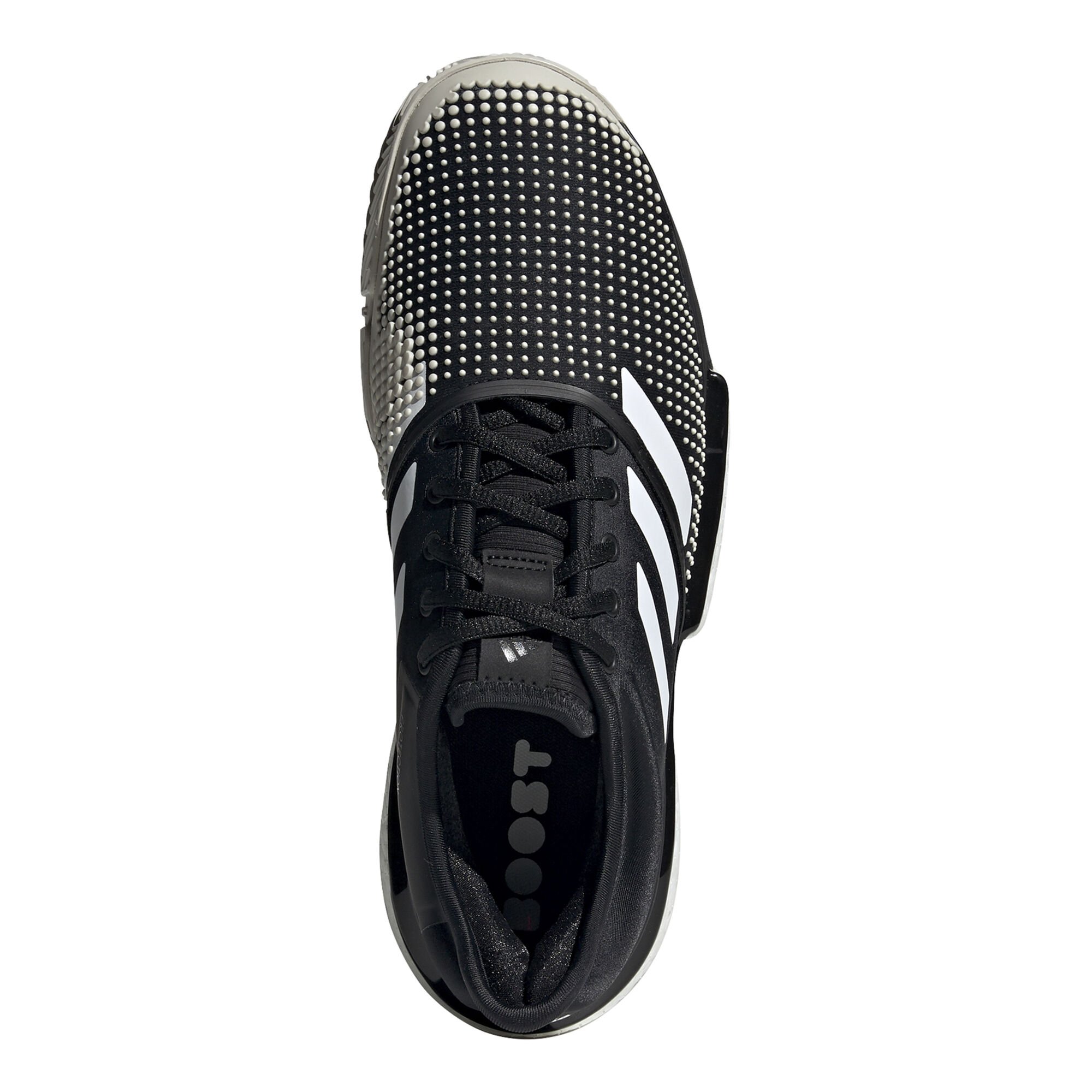 adidas SoleCourt Boost Clay Zapatilla Tierra Batida Hombres - Negro, Blanco compra | Tennis-Point