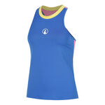 Ropa Quiet Please Quiet Please Racerback 2.0 Camiseta de tirantes Mujeres - azul, blanco