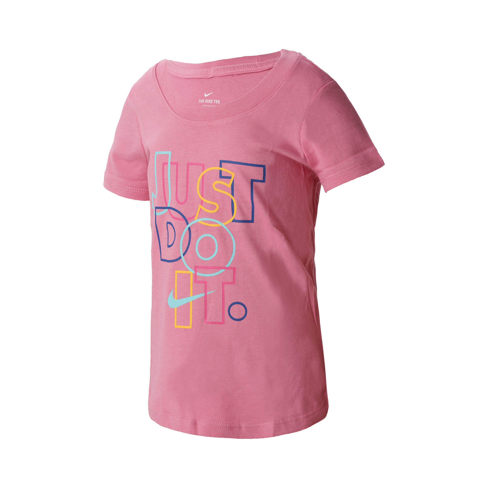 Nike Sportswear Just Do It Camiseta De Manga Corta Chicas Rosa, Multicolor compra online | Tennis-Point