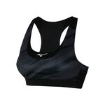 Ropa Mizuno Mizuno Alpha Graphic Sujetador Deportivo Mujeres-Negro