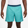 Court Victory Dri-Fit 7in Aop Shorts Hombres - turquesa, color petr&oacute;leo