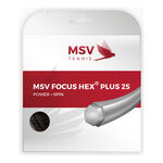 MSV MSV Focus-HEX Plus 25 Sets Individuales 12m-Negro
