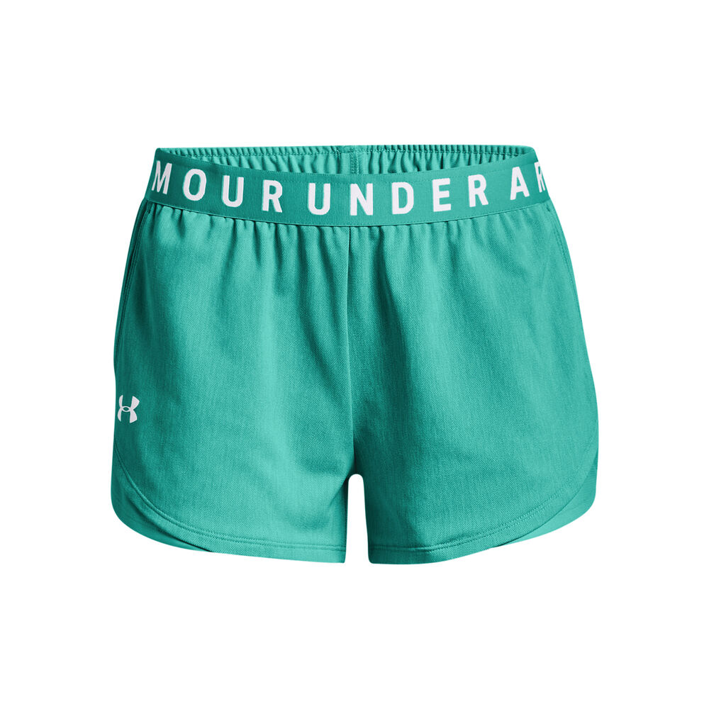 Under Armour Play Up 3.0 Twist Shorts Mujeres - Turquesa