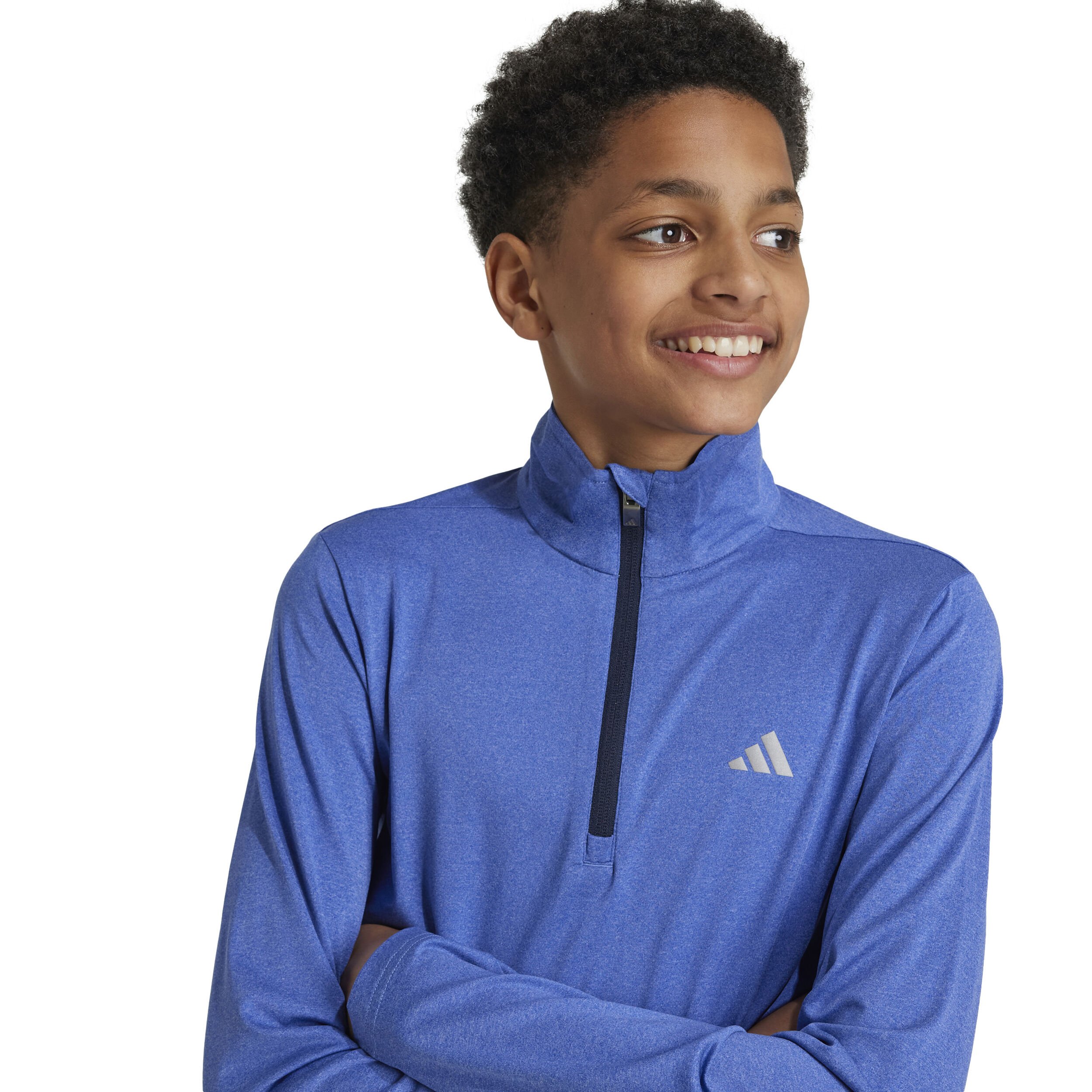 Buy adidas HEA 1 2 Zip Camiseta De Manga Larga Ninos Azul online Tennis Point ES