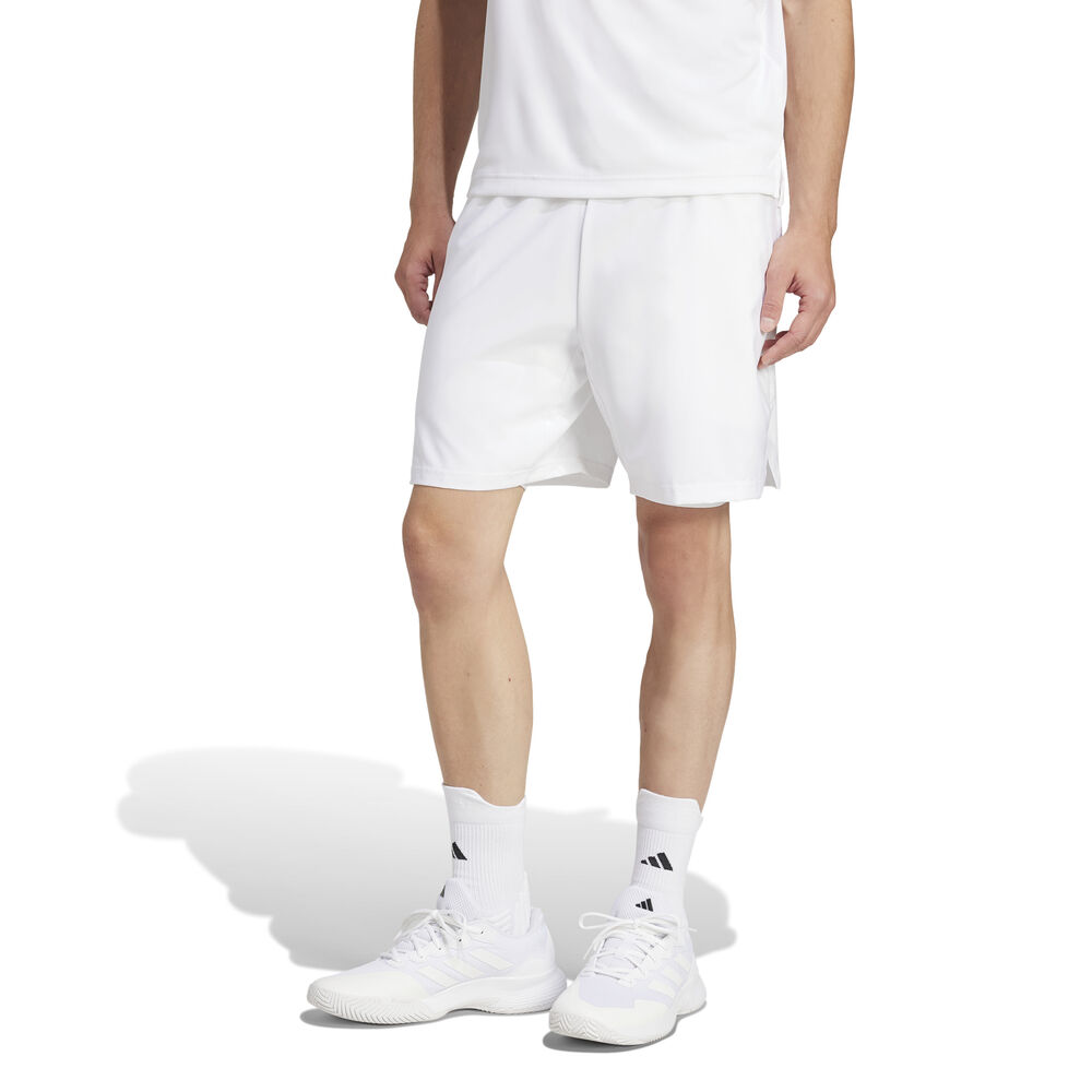 adidas Club 2in1 Shorts Hombres-Blanco