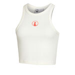 Ropa Quiet Please Quiet Please Crossroad Ribbed Camiseta De Tirantes Mujeres-Blanco