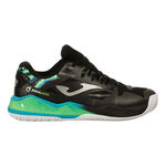 Zapatillas de pádel Joma Joma Spin Zapatilla De Pádel Hombres-Negro,Verde