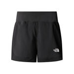 Ropa The North Face The North Face Sunriser 4in Pantalones Cortos Mujeres-Negro