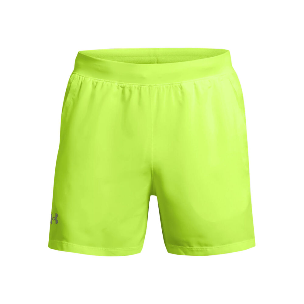 Under Armour Launch 5 Inch Pantalones Cortos Hombres - Amarillo Neón