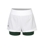 Ropa Lacoste Lacoste Shorts Mujeres - blanco, verde oscuro
