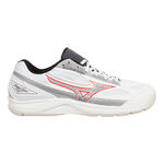 Zapatillas de tenis Mizuno Mizuno Break Shot Zapatilla Para Pista Cubierta Hombres-Blanco,Rojo
