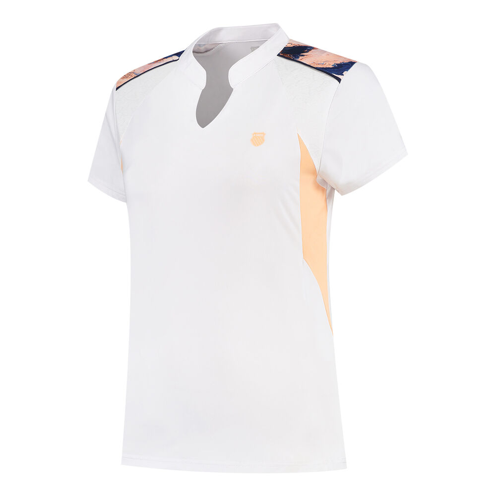 K-Swiss Hypercourt Advantage 3 Camiseta de manga corta Mujeres - blanco, albaricoque