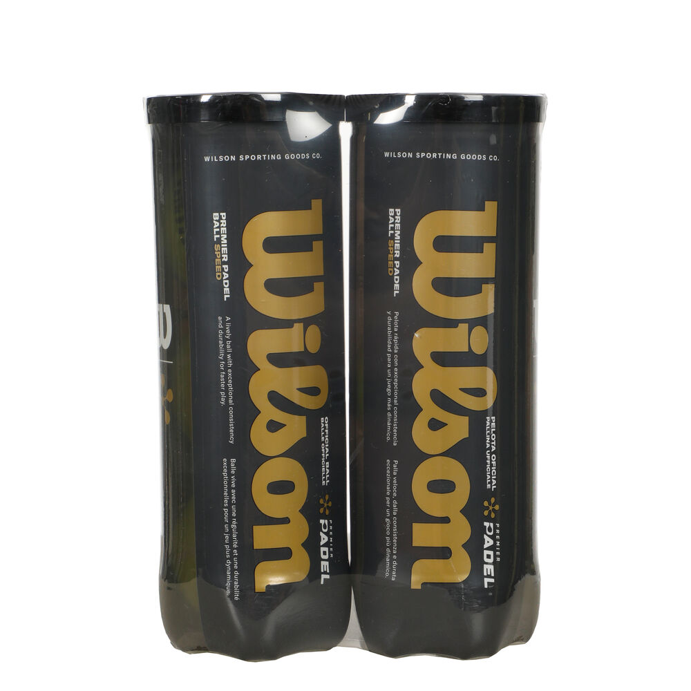 Wilson Premier Padel Speed X3 Bi Pack 2 Botes De 3 Pelotas