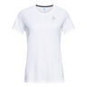 Crew Neck Essential Chill-Tech Camiseta De Running Mujeres-Blanco