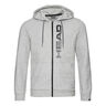 Fynn Sudadera con cremallera Hombres - gris, negro
