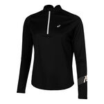 Ropa ASICS ASICS Icon 1/2 Zip Camiseta De Running Mujeres-Negro