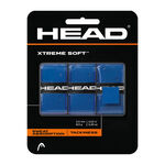 Sobregrips HEAD HEAD Xtreme Soft Pack De 3-Azul