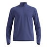 Essential Thermal Midlayer 1/2 Zip Camiseta de running Hombres-azul