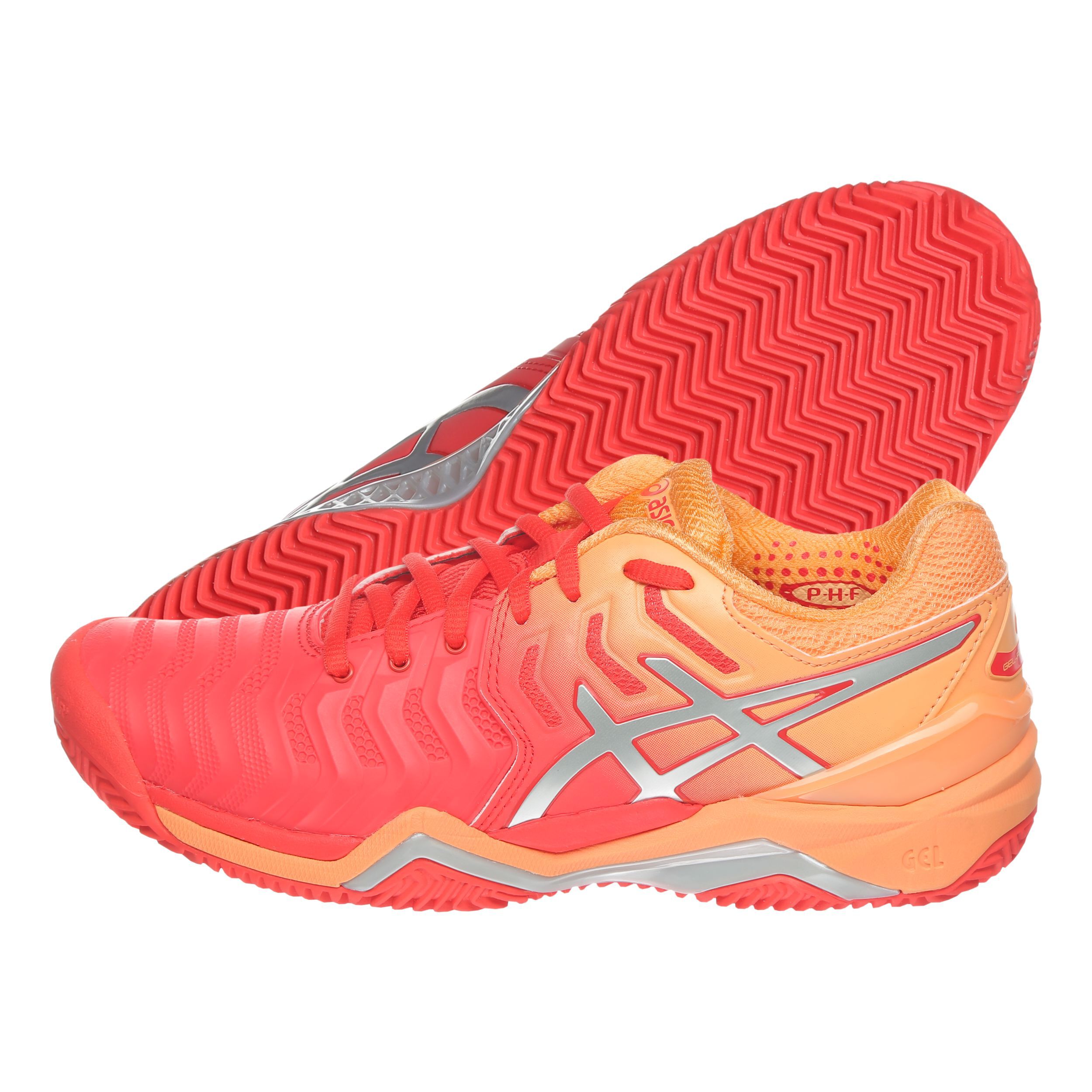 Buy ASICS Gel Resolution 7 Clay Zapatilla Tierra Batida Mujeres Coral Albaricoque online Tennis Point ES