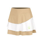 Ropa Quiet Please Quiet Please Wild Flounce Falda Mujeres-Beige,Blanco